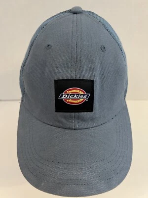 Dickies Hat SnapBack Trucker Blue Logo Patch Mesh Workwear  - Image 1 of 4