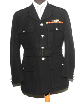 CHAQUETA CON CINTURÓN FORMAL EMBAJADOR LEICESTERSHIRE BOMBEROS 40""R de colección Foto 1 de 4