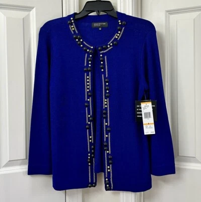 Chaqueta Jones New York para mujer manga 3/4, talla S Foto 1 de 4