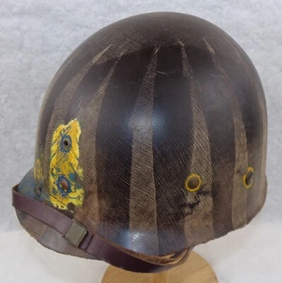 Liner sous-casque M1 sous-officier NCO réutilisé Technical Sergeant US WW2 USM1 - Photo 1/4