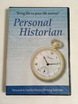 Personal Historian (CD-ROM, 2005) Personal History Writing Software NEW & Sealed - Image 1 of 4