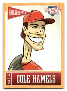 Cole Hamels 2013 Panini Triple Play Baseball #62 Philadelphia Phillies - Picture 1 of 2