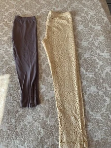 ♥ 2x neu H&M Leggings Legging Tregging Hose Basic Sport schwarz L 40 ♥ - Bild 1 von 8