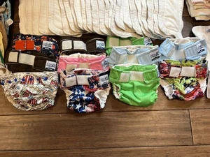 Soft bums Omni and echo cloth diapers LOT - Picture 1 of 6