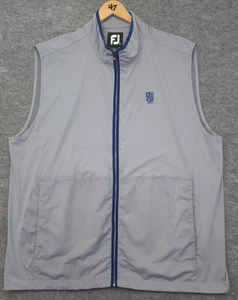 FootJoy Herren HydroKnit Performance Golf Weste grau/royal XXL 2XL EUC - Bild 1 von 14