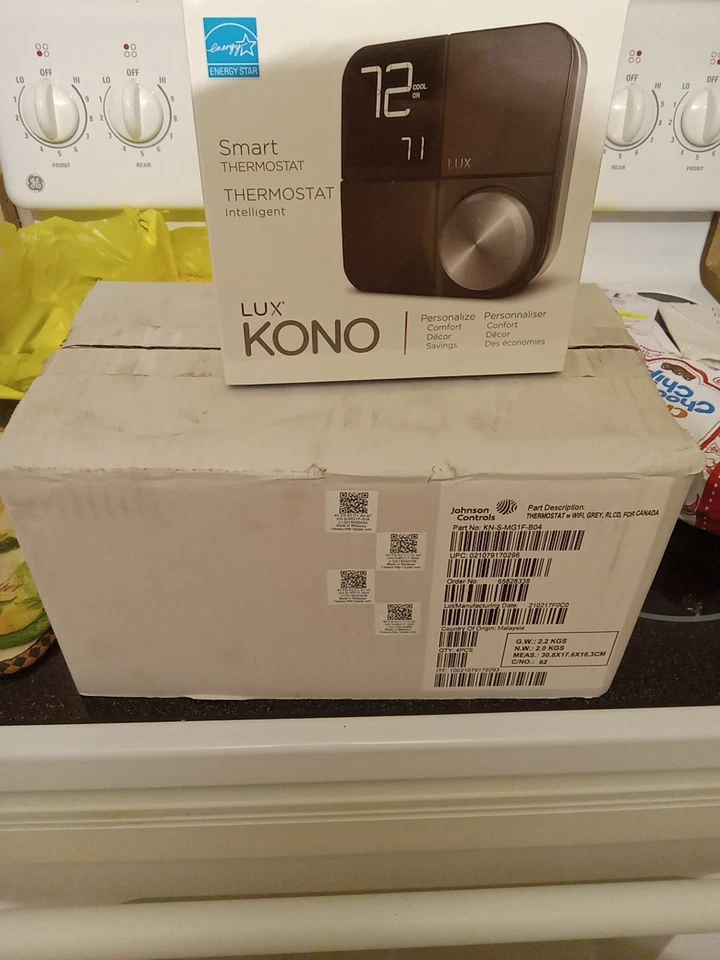 Lux KONO case Of 4 Smart Thermostat  - Image 1 of 2