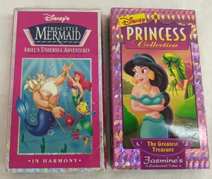 Disney Princess Collection VHS Tapes The Greatest treasure & In Harmony Set of 2 - Picture 1 of 7