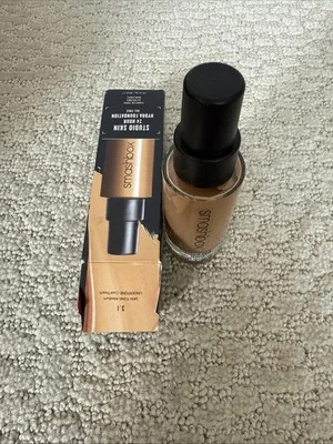 SMASHBOX Studio Skin 24 Hour Wear Hydrating Foundation ~ 3.1 COOL PEACH ~1oz NIB - Image 1 of 3