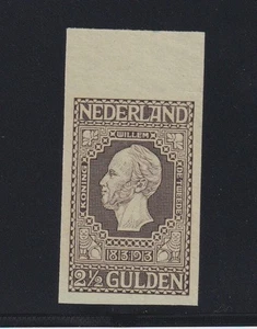 Netherlands Issue of 1913 - 2 1/2 Guilder (NVPH 99) Color Proof - Brown - Picture 1 of 2