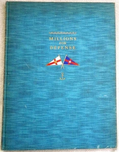 *Ltd Ed 694 of 950* MILLIONS FOR DEFENSE *America’s Cup Yacht* 1934* FREE SHIP - Picture 1 of 8