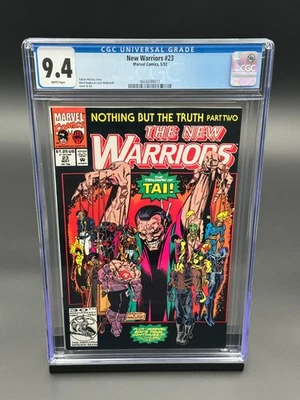 New Warriors #23 CGC 9.4 (1992) - Bagley & Mahlstedt Cover - Image 1 of 2