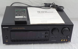 Vintage Sony STR-GX700ES AM/FM Stereo Receiver schwarz  - Bild 1 von 7