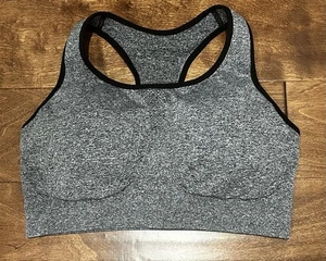 TRUEKIND Women's 2XL Daily Comfort Wireless Shaper Padded Sports Bra-Gray - Picture 1 of 5