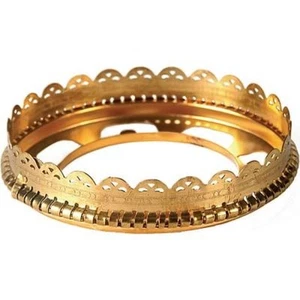 Solid Brass 4" Ball Shade Ring - Picture 1 of 1