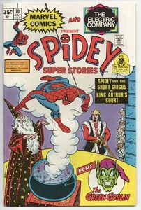 SPIDEY SUPER STORIES #10 GREEN GOBLIN! Merlin Juli 1975 Marvel Comic USA Buch NM - Bild 1 von 5