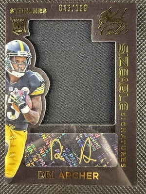 2014 Panini Black Gold #SR-DA Dri Archer Rookie Jersey Auto RPA #/199 - Image 1 of 2