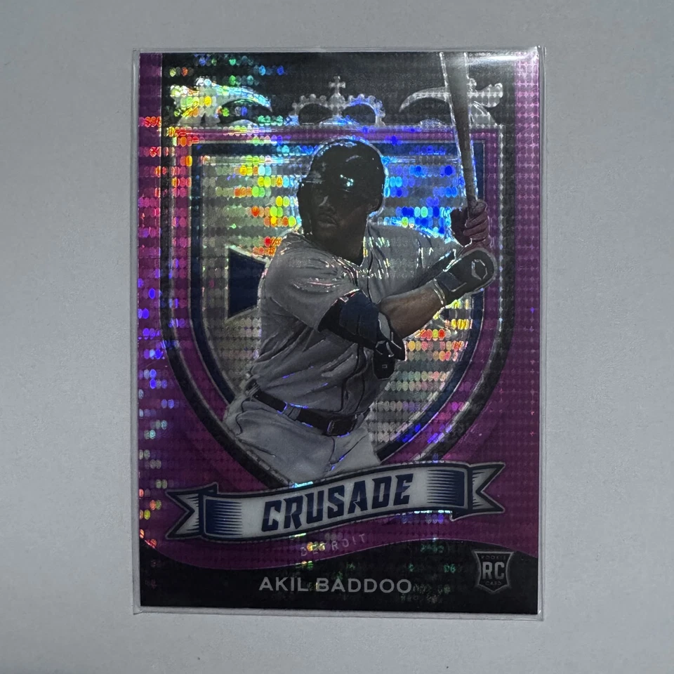 2021 Panini Chronicles #14 Akil Baddoo Crusade Pink Pulsar - Image 1 of 1