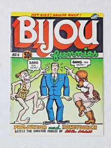 Vintage Bijou Funnies No. 4 Underground Comix 1st Print 1970 ProJunior Comic - Picture 1 of 9