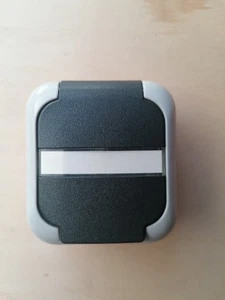 Busch Jäger IP44  Steckdose , 1 fach Steckdose mit Beschriftungsfeld - Bild 1 von 8