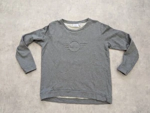 BMW Mini Sweatshirt Mens Extra Large Grey Pullover Top Jumper Crew Neck Sweater - Picture 1 of 8