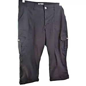 Lee Relaxed Fit Black Capri 12 Medium Schwarz Gebraucht - Bild 1 von 6