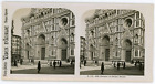 Stereo, Italie, Florence, le Duomo, faade Vintage stereo card -  Tirage argen