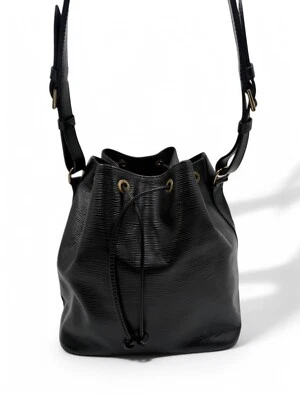 Louis Vuitton Noè in pelle Epi Nera Borsa Secchiello - Immagine 1 di 4