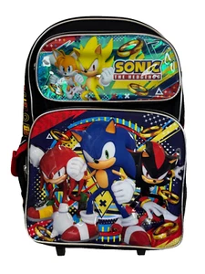 16 inches Sonic the Hedgehog Team Large Rolling Backpack - Picture 1 of 5