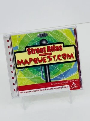 Vintage Street Atlas Powered by Mapquest (CD-ROM, 1999) New - Image 1 of 3