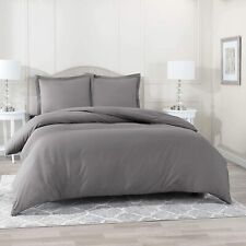 Premium bedding set 1000 Thread Count Egyptian Cotton Dark Grey Solid &TwinXL
