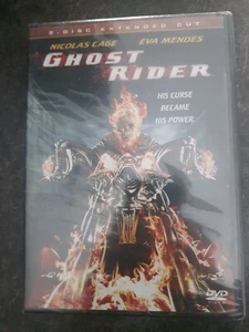 Ghost Rider 2 Disc Extended Cut 2007 DVD Movie Widescreen New Sealed - Picture 1 of 2