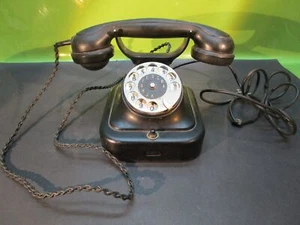 altes Bakelit Telefon SIEMENS & HALSKE - Wählscheibe - Tischtelefon - Bild 1 von 14