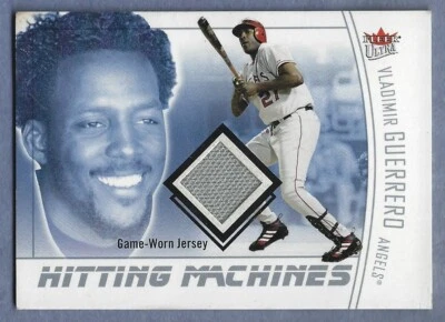 Camisetas Fleer Ultra Hitting Machines 2004 #HM-VG Vladimir Guerrero Angels excelente estado Foto 1 de 2
