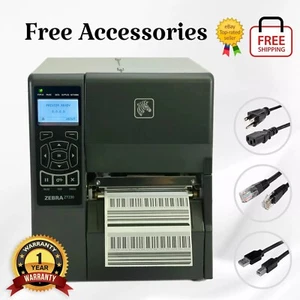 Zebra ZT230 Direct Thermal Industrial Barcode Printer Ethernet USB NEW PRINTHEAD - Picture 1 of 9