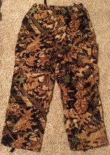 Mens Remington Camo Hunting Pants Mossy Oak Water Resistant Adjustable Quiet XL
