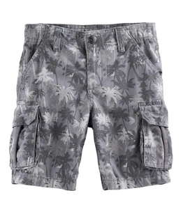 NWT New Boys Sonoma Goods for Life Gray Cargo Shorts Palm Tree Size 4 - Picture 1 of 1