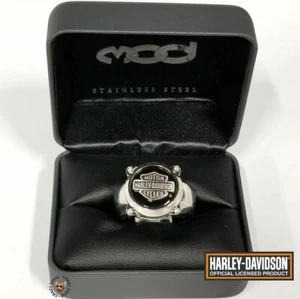 Anillo de cubierta superior de carburador de motor Harley Davidson® talla 12 de acero inoxidable con caja de regalo  - Imagen 1 de 4