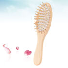  Wooden Hair Scalp Brush Black Veil Headpiece Cushion Massager Comb