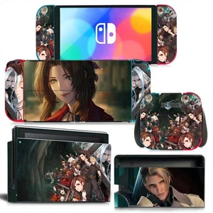 Fianl Fantasy Skin Aufkleber Stickers + Schutzfolie Für Nintendo Switch OLED - Picture 1 of 2