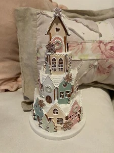 Pastel Gingerbread LED tower - Picture 1 of 14