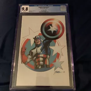 CGC 9.8 Captain America #1 2023 Perez Virgin Variant Only 8 In 9.8! Marvel!!!! - Bild 1 von 14