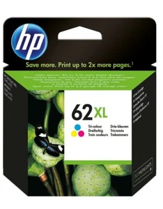 HP 62 Ink Cartridges, Genuine N9J71AE Multipack for Envy 5640 5541 5740 5542 BOX - Picture 1 of 6