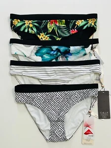 Women's Calia by Carrie Underwood Swim Collection Wide Banded Bikini Bottom - Picture 1 of 12