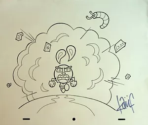 Yin Yang Yo! Disney XD SIGNIERT TODD KAUFFMAN Charakter Modell Design Bleistift #BM - Bild 1 von 2