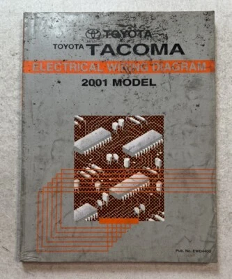 Toyota Tacoma 2001 OEM Shop Service Repair Manual Wiring Diagrams ETM Schematics - Image 1 of 4