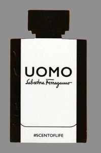 Carte Publicitaire - advertising card  - Uomo de Salvatore Ferragamo - Picture 1 of 1