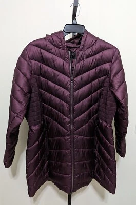 Chaqueta acolchada para mujer Lane Bryant Plus púrpura vino prima talla 18/20 $209 Foto 1 de 4
