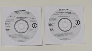 Windows 8 Pro Recovery DVD´s für Lenovo L440, L450 NEU/OVP - Bild 1 von 1