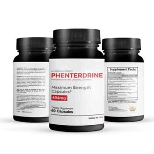 Phenterdrine, thermogenic fat burning formula - 60 Capsules, ( Pack of 2 ) - Picture 1 of 3