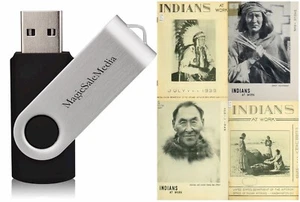 109 Old Rare Issues of Indians at Work Native Americans Affairs Magazine on USB - Picture 1 of 13